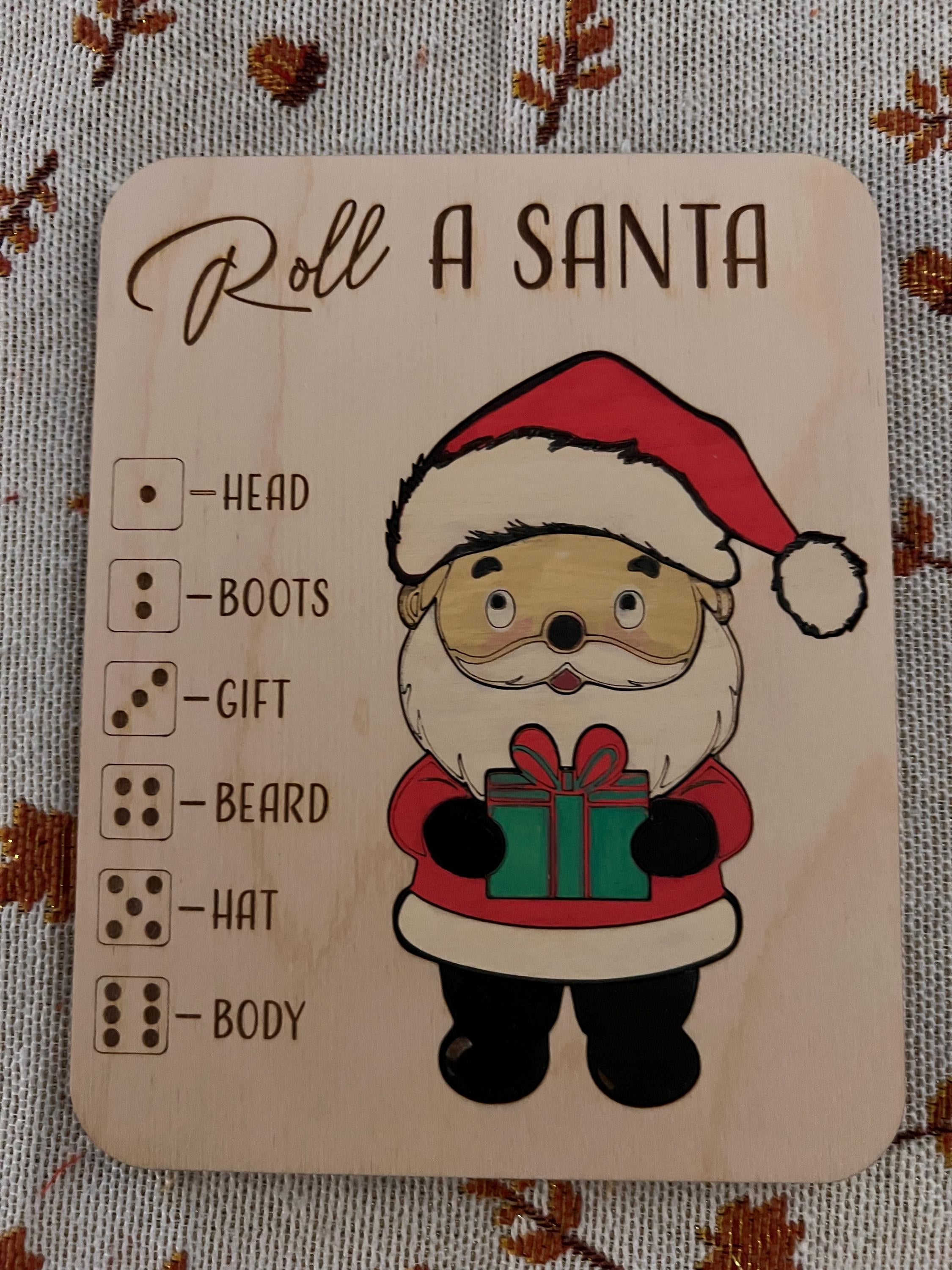 Wooden Holiday Dice Game | Family Party Gift Set