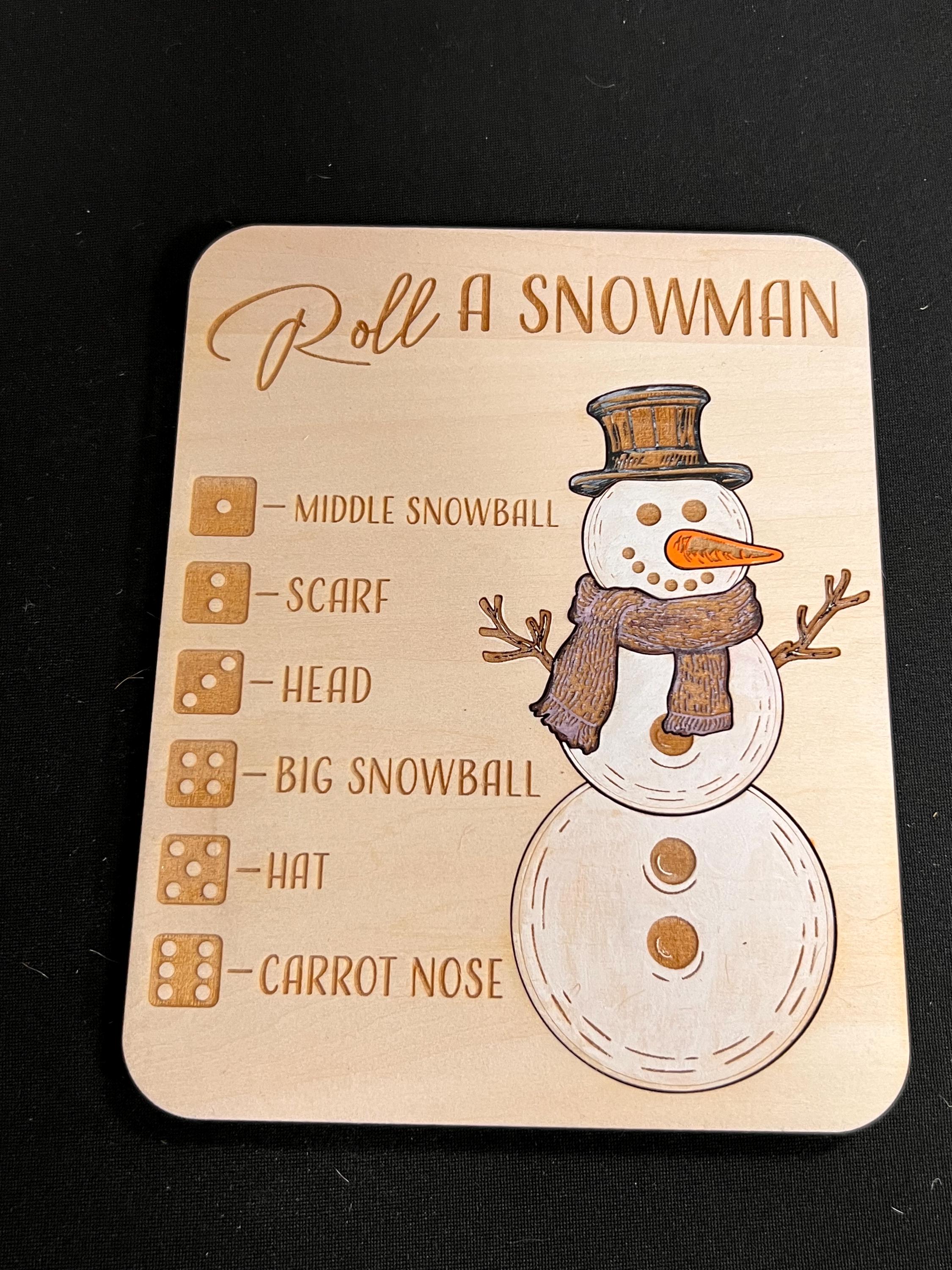 Wooden Holiday Dice Game | Family Party Gift Set