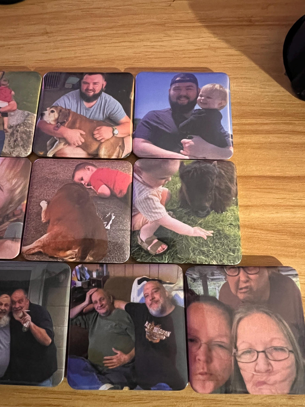 Custom Photo Magnet Gift Set: Personalized Memories, family keepsake gift, mothers day, wedding present