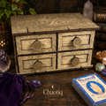 Rustic Crystal & Tarot Card Holder