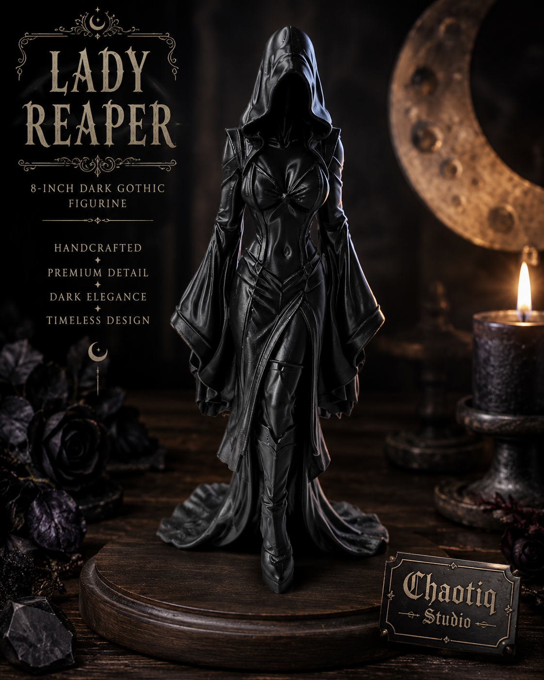 Lady Reaper – 8-Inch Dark Gothic Figurine