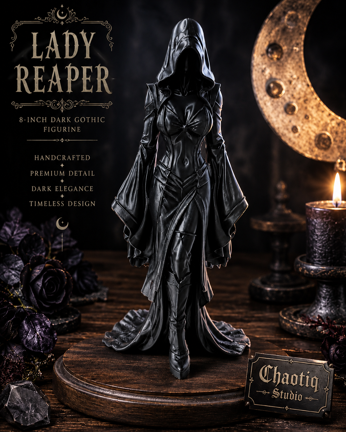 Lady Reaper – 8-Inch Dark Gothic Figurine