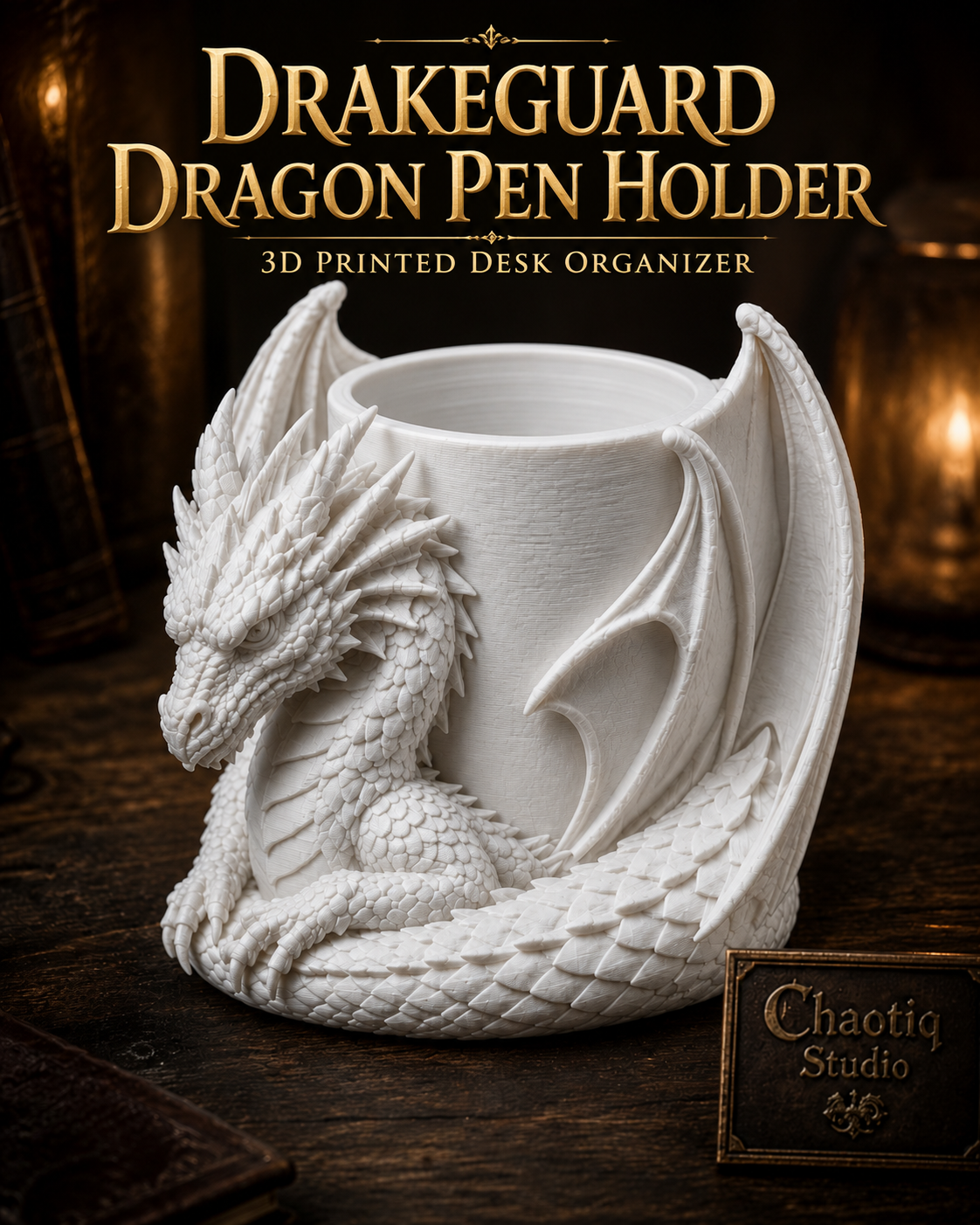 Drakeguard Dragon Pen Holder