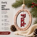 Last F*CK hanging by a thread Ornament