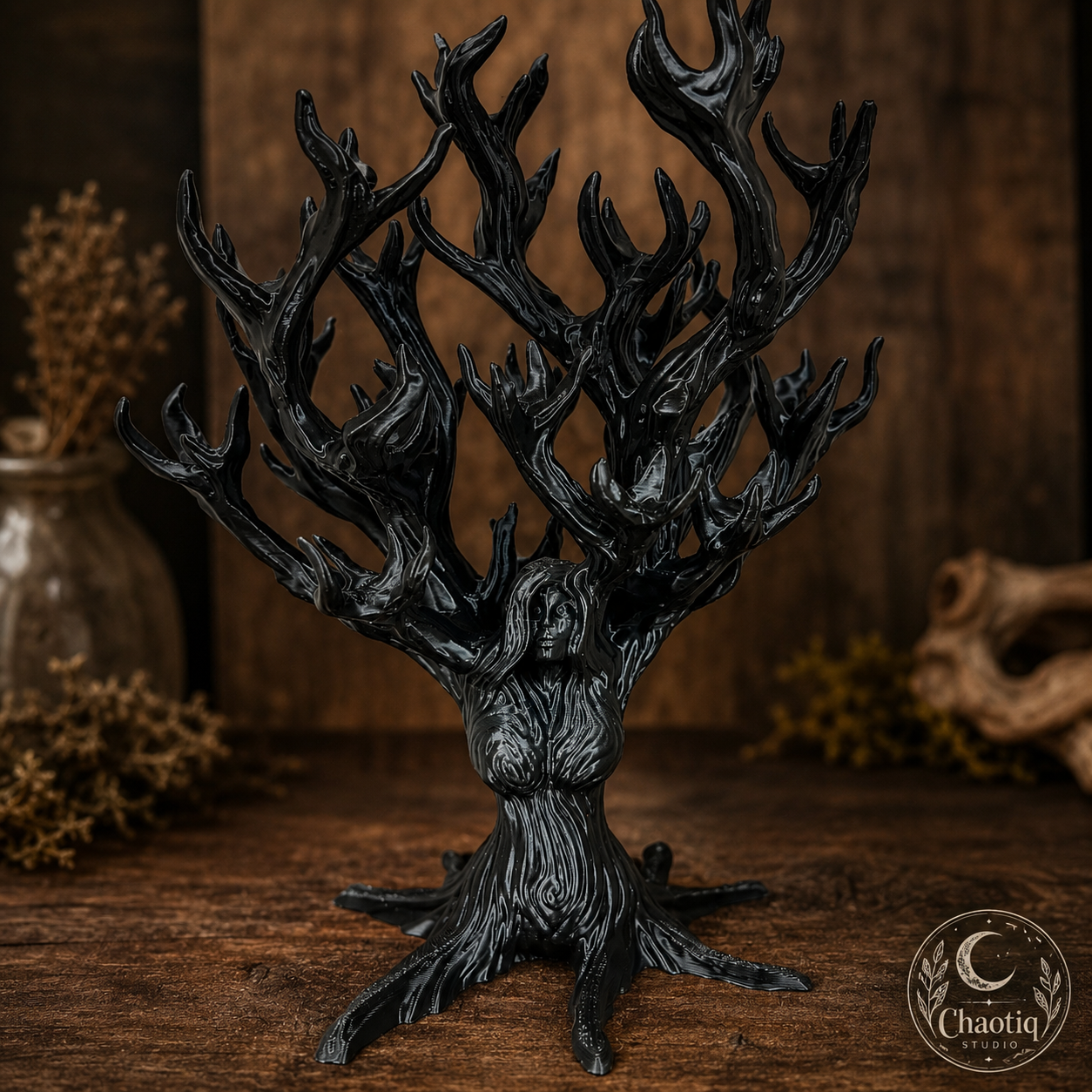 Goddess Tree Gem Holder Display