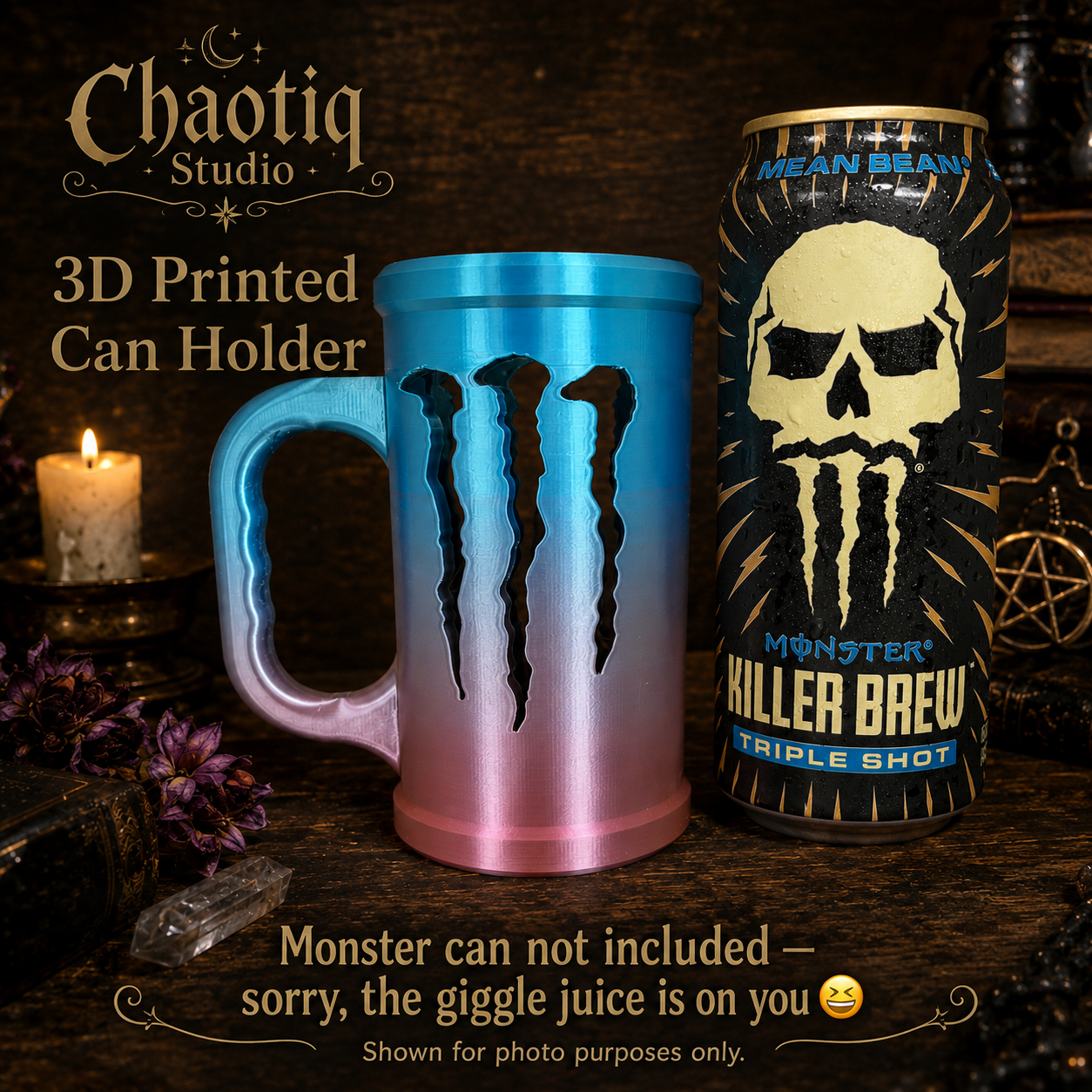 3D Printed Claw Can Holder