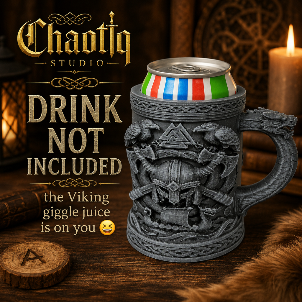 3D Printed Viking Can Cozie