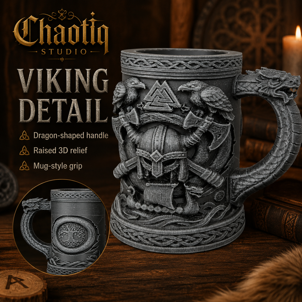 3D Printed Viking Can Cozie