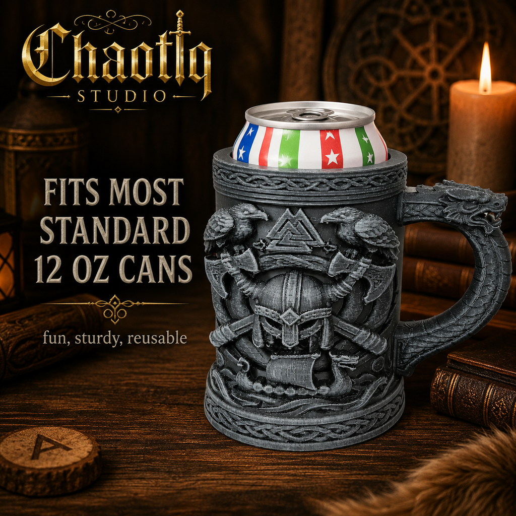 3D Printed Viking Can Cozie
