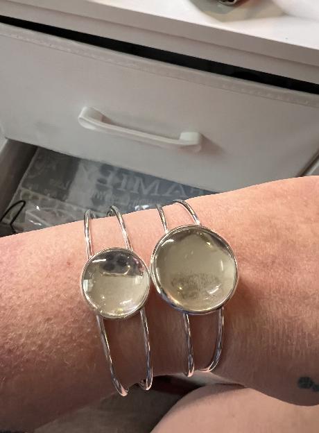 Custom Photo Bangle Bracelet: Personalized Keepsake Gift for wedding or graduations, Mothers day present
