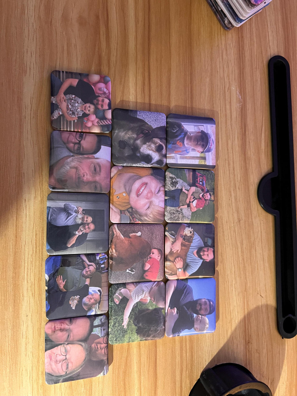Custom Photo Magnet Gift Set: Personalized Memories, family keepsake gift, mothers day, wedding present