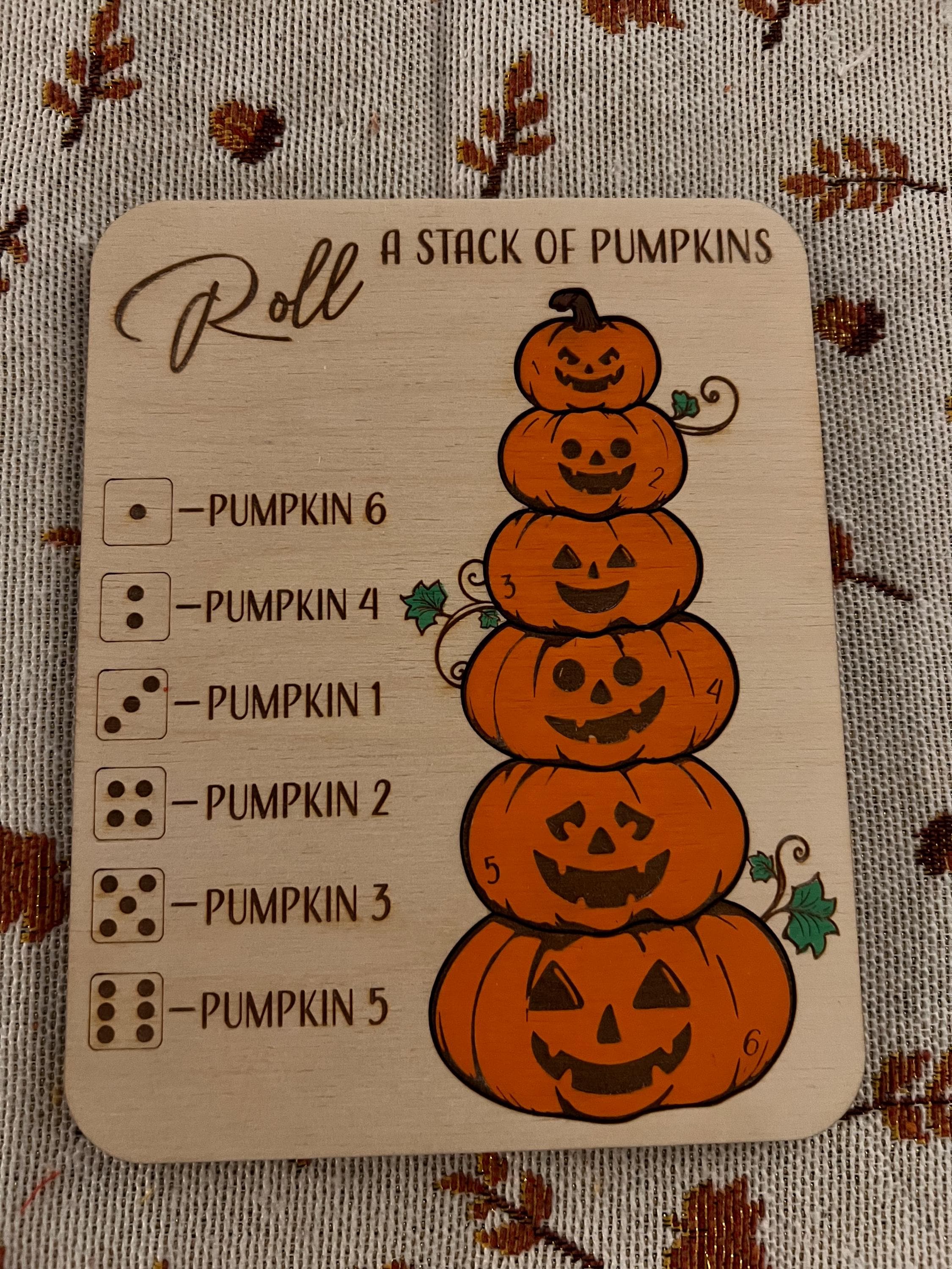 Wooden Holiday Dice Game | Family Party Gift Set