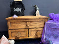 Laser Engraved Wooden Tarot Card storage / Jewelry Box / Crystals