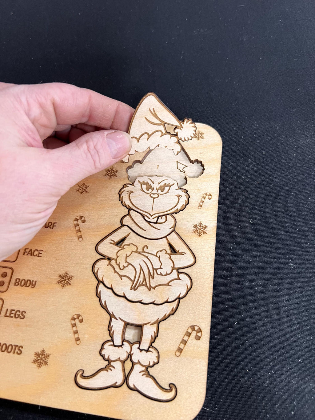 Wooden Holiday Dice Game | Family Party Gift Set
